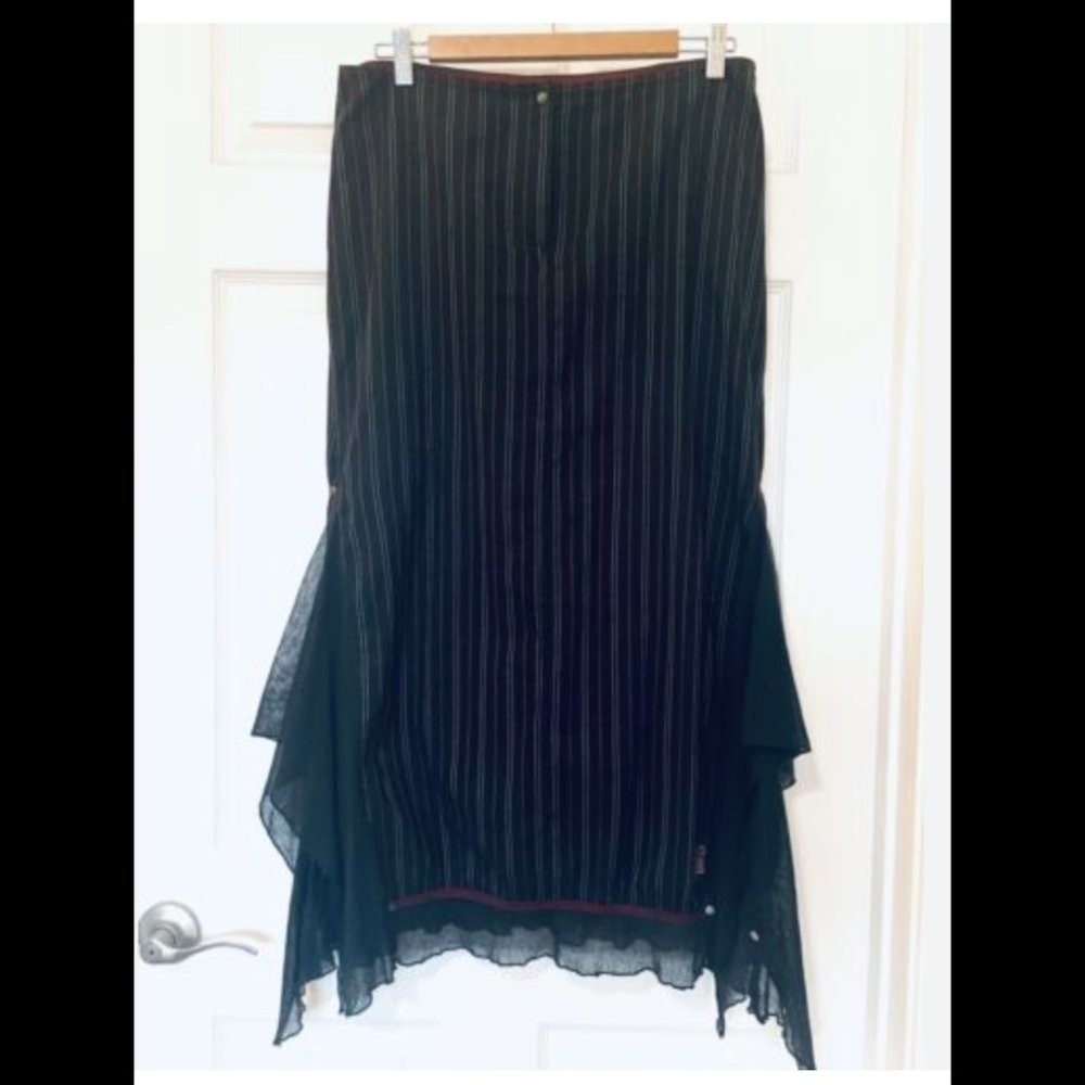 ISO Cop Copine Pinstripe Mermaid Skirt